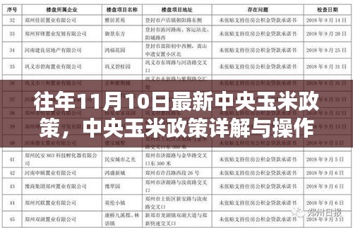 中央玉米政策详解与操作指南，以最新政策为例，探讨玉米市场趋势与操作策略