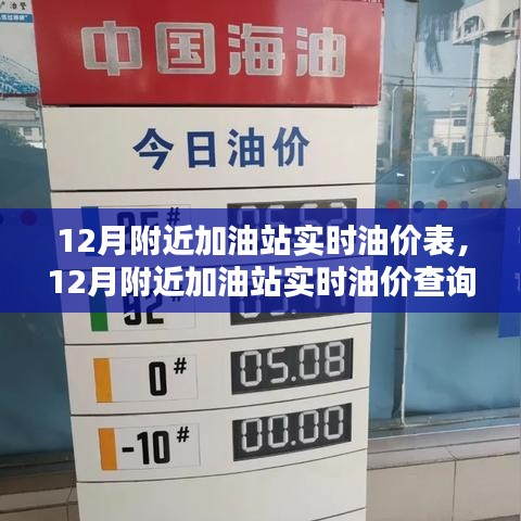 12月附近加油站实时油价查询与对比指南，油价表一览