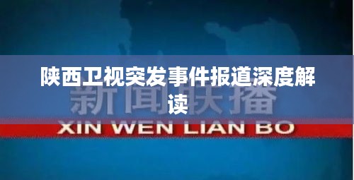 陕西卫视突发事件报道深度解读